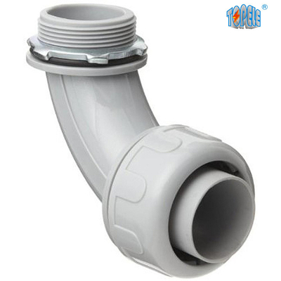 Υγρό σφιχτό NM συνδετήρας IP 68 αγωγών PVC 90 βαθμού